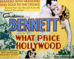 Constance Prints: WHAT PRICE HOLLYWOOD?, Neil Hamilton, Constance Bennett, 1932