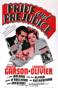 Olivier Prints: PRIDE AND PREJUDICE, Laurence Olivier, Greer Garson, 1940