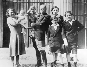 Italian Prints: Prime Minister of Italy Benito Mussolini