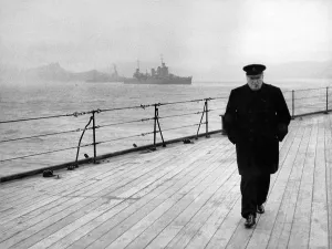 Shore Prints: The Prime Minister's Journey across the Atlantic, Winston Churchill, October 9, 1941