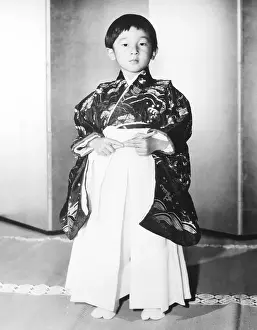 Tokyo Prints: Prince Hiro, 4 year-old son of Japan's Crown Prince Akihito and Crown Princess Michiko