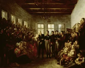 Scenes Prints: Prince of Orange Visiting Flood Victims at the Almoners Orphanage
