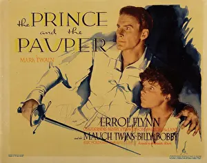 Billy Prints: THE PRINCE AND THE PAUPER, Errol Flynn, Billy Mauch, 1937