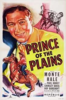 Hale Prints: PRINCE OF THE PLAINS, US poster art, Monte Hale, 1949