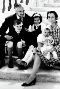Prince Rainier Prints: Prince Rainier, Princess Grace with their children