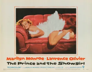 Feathers Prints: THE PRINCE AND THE SHOWGIRL, lobbycard, Marilyn Monroe, 1956