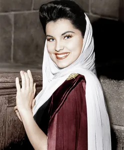 Debra Prints: PRINCE VALIANT, Debra Paget, on-set