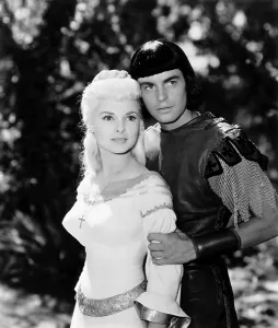 PRINCE VALIANT, from left, Janet Leigh, Robert Wagner, 1954, 20th Century Fox, TM & Copyright/Courtesy: Everett Collection