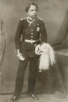 Epaulets Prints: Prince Wilhelm of Prussia, c. 1873