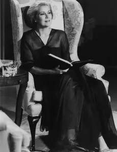 Images Dated 5th April 2007: Princess Grace of Monaco, Giving a poetry reading to be aired on television