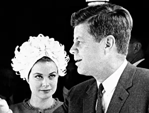 Turbans Prints: Princess Grace of Monaco and President John F