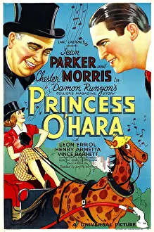 Chester Prints: PRINCESS O'HARA, top right: Chester Morris, bottom left: Jean Parker, 1935