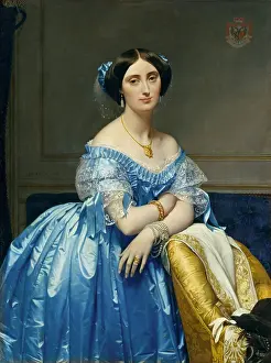 Aristocrat Prints: PRINCESSE DE BROGLIE, by Jean Auguste Dominique Ingres