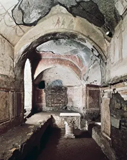 Latium Prints: Priscilla Catacomb. ca. 200-250