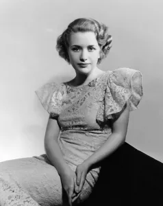 Lace Dress Prints: Priscilla Lane, ca. 1935