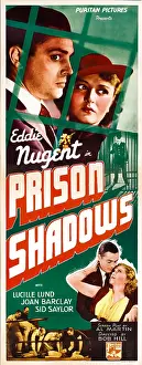 Nugent Prints: PRISON SHADOWS, top and bottom from left: Eddie Nugent, Luiclle Lund, 1936