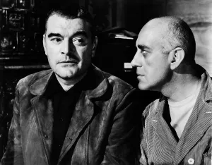 Alec Prints: THE PRISONER, from left, Jack Hawkins, Alec Guinness, 1955