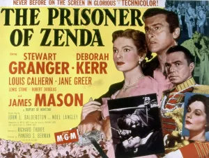 Granger Prints: THE PRISONER OF ZENDA, Deborah Kerr, Stewart Granger, James Mason, Jane Greer, 1952