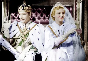 Madeleine Prints: THE PRISONER OF ZENDA, from left: Ronald Colman, Madeleine Carroll, 1937