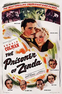Villain Prints: THE PRISONER OF ZENDA, US poster art