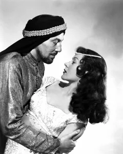 Romero Prints: PRISONERS OF THE CASBAH, from left, Cesar Romero, Gloria Grahame, 1953
