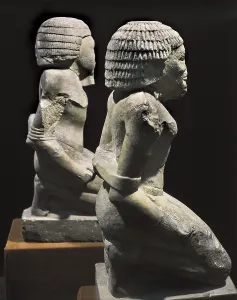 Saqqara Prints: Two prisoners of war. 2323 - 2150 BC