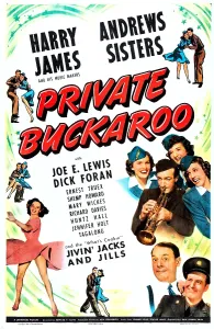 Stars Prints: PRIVATE BUCKAROO, US poster, middle right: Harry James