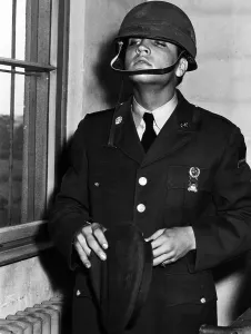 Helmet Prints: Private Elvis Presley, in Friedburg, Germany, October 2, 1958