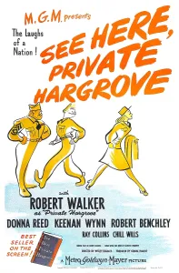 1944 Movies Prints: SEE HERE PRIVATE HARGROVE, US poster, 1944
