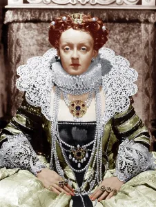 Statement Necklace Prints: THE PRIVATE LIVES OF ELIZABETH AND ESSEX, Bette Davis, 1939