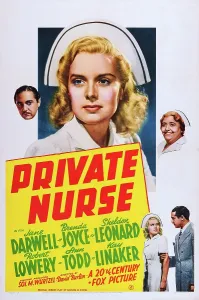 Brenda Prints: PRIVATE NURSE, US poster art, from top left: Sheldon Leonard