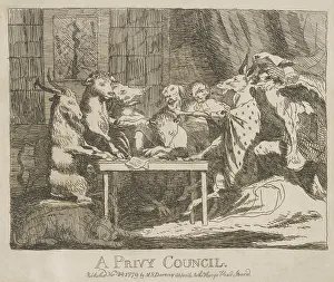 Etching Prints: A Privy Council, 1779