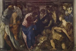 Gesturing Prints: The Probatica Piscine, by Jacopo Robusti known as Tintoretto
