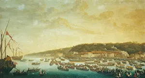 Noble Prints: The Procession of the Royal Boats in Posillipo (Il corteo delle barche reali a Posillipo)