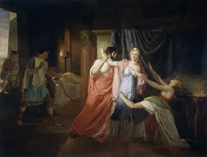 Warrior Prints: Proculeius Preventing Cleopatra from Stabbing Herself