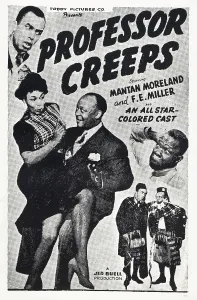 Sitting On Lap Prints: PROFESSOR CREEPS, US poster art, bottom second from left: Mantan Moreland, 1942