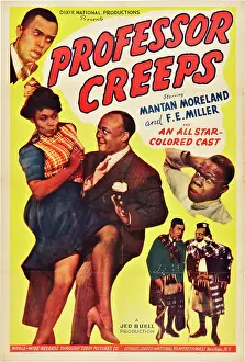 Sitting On Lap Prints: PROFESSOR CREEPS, bottom second from left: Mantan Moreland, 1942