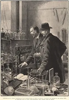 Physicists Prints: Professor Sir W. Ramsay, discoverer of the transmutation of radium to helium