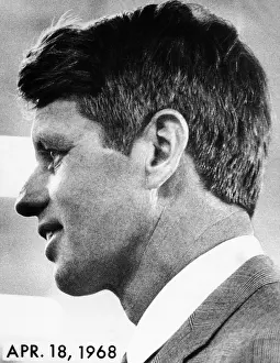 Primary Elections Prints: Profile portrait of Robert Kennedy