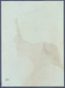 Images Dated 21st August 2007: Profile of a young woman wearing a bonnet, photograph by Eva Watson Schutze, 1900