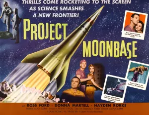 Rocket Ship Prints: PROJECT MOON BASE, (aka PROJECT MOONBASE), poster art, 1953