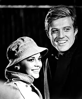 Jsx 55 Prints: THIS PROPERTY IS CONDEMNED, from left, Natalie Wood, Robert Redford, on-set, 1969