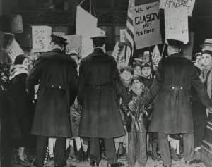 Demonstration Prints: Protest against school integration in Saint Louis, March 1933