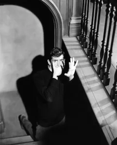 Covering Mouth Prints: PSYCHO, Anthony Perkins, 1960