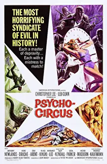 Images Dated 19th November 2013: PSYCHO-CIRCUS, (aka CIRCUS OF FEAR, aka PSYCHO CIRCUS), US poster, 1966
