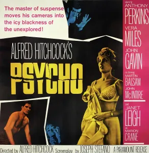 Barechested Prints: PSYCHO, top: Anthony Perkins, bottom from left: John Gavin, Vera Miles, Janet Leigh, 1960