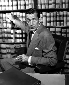 Bookshelves Prints: PUBLIC DEFENDER, Reed Hadley, 1954