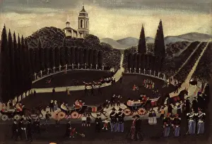 Garden Prints: Public Gardens in Terni, by Orneore Metelli