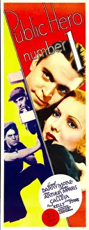 Chester Prints: PUBLIC HERO #1, left from left: Chester Morris