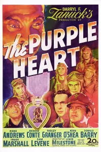 Images Dated 11th June 2015: THE PURPLE HEART, US poster art